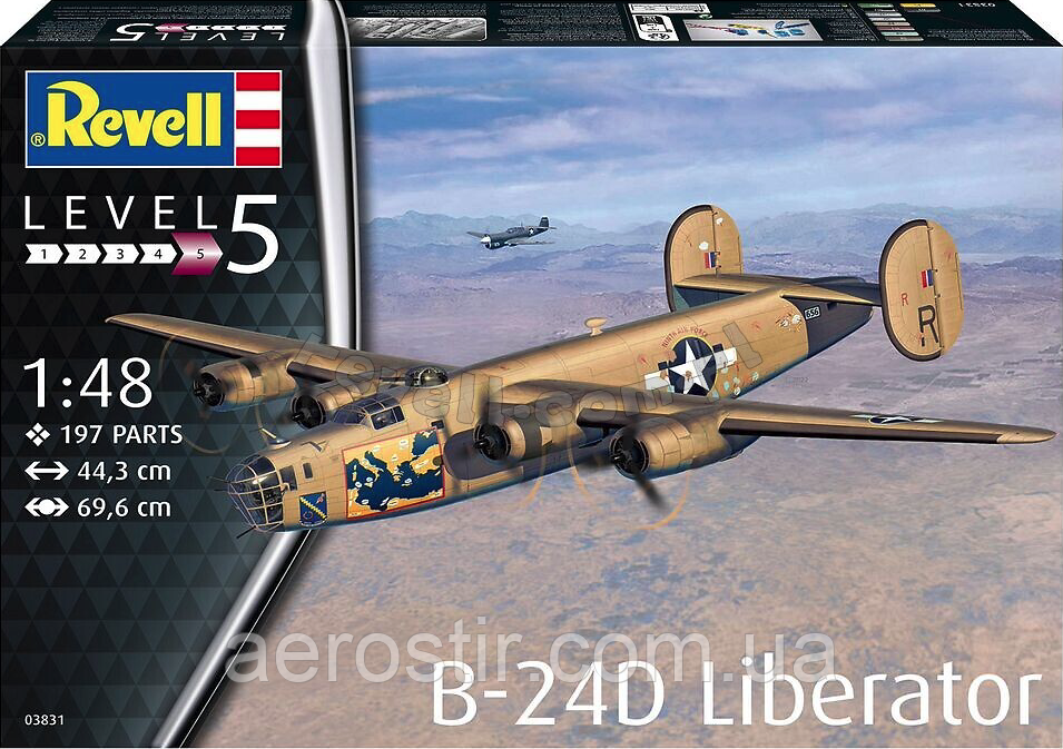 B-24D Liberator 1/48 Revell 03831, фото 1