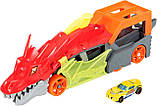 Автовоз Хот Вілс Пасть дракона Вантажівка-транспортер Hot Wheels Dragon Launch Transporter GTK42 Mattel Оригінал, фото 5