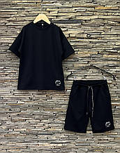 Літній костюм для хлопчика підлітка Розмір 146, 152 чорний