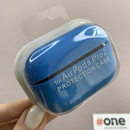 Чохол для AirPods Pro 2 захисний кейс зі шнурком для навушників аірподс для 2 синій l4v, фото 1