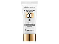 Солнцезащитный крем для лица Medi-Peel Active Silky Sun Cream SPF 50+, 50мл Южная Корея
