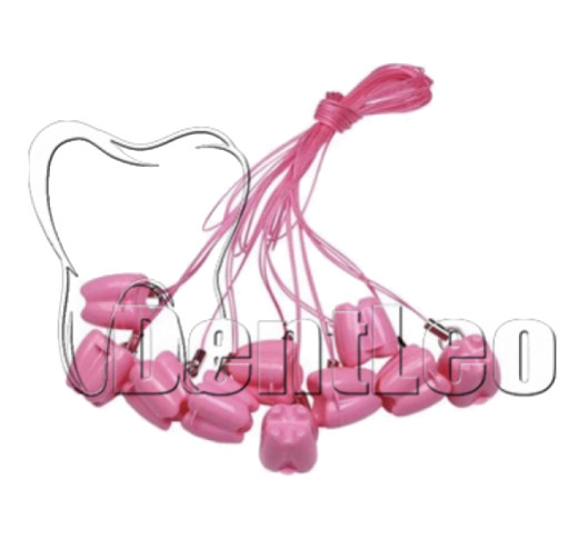 КОНТЕЙНЕР ДЛЯ МОЛОЧНИХ ЗУБІВ РОЖЕВИЙ - 10 ШТ., фото 1