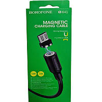 Кабель Borofone BX41 USB/microUSB Magnetic cable (для зарядки), 1.0m , black