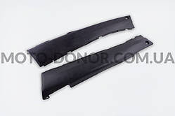 Пластик на скутер Yamaha JOG NEXT ZONE 3YK нижній (лижі) (чорний)