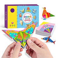 Оригами для детей набор 72 шт., оригами из бумаги схемы, набор для творчества 3+
