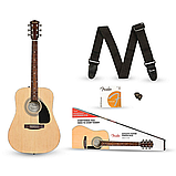 Гітарний набір Fender FA-115 Dreadnought Pack Natural WN V2, фото 2