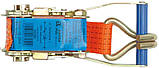 Ремінь для кріплення вантажу з тріскачкою 1600/4000 DAN 8 м Х 50 мм Vorel 82374, фото 2
