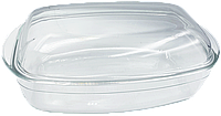 Форма склянна для випікання прямокутна з кришкою VITTORA 4,5 літра 32,5x20x13см VT-6245