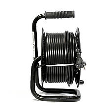 Подовжувач на котушці з термозахистом, 80 м, 2х2,5 мм2 SVITTEX, фото 3