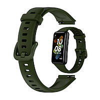 TPU ремінець для Huawei Band 7 (LEA-B19) | HMU | зелений