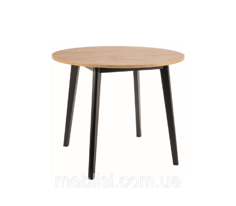 Стіл SOLO колір дубартізан/ніжки чорні FI 100 (Польша Signal), фото 1