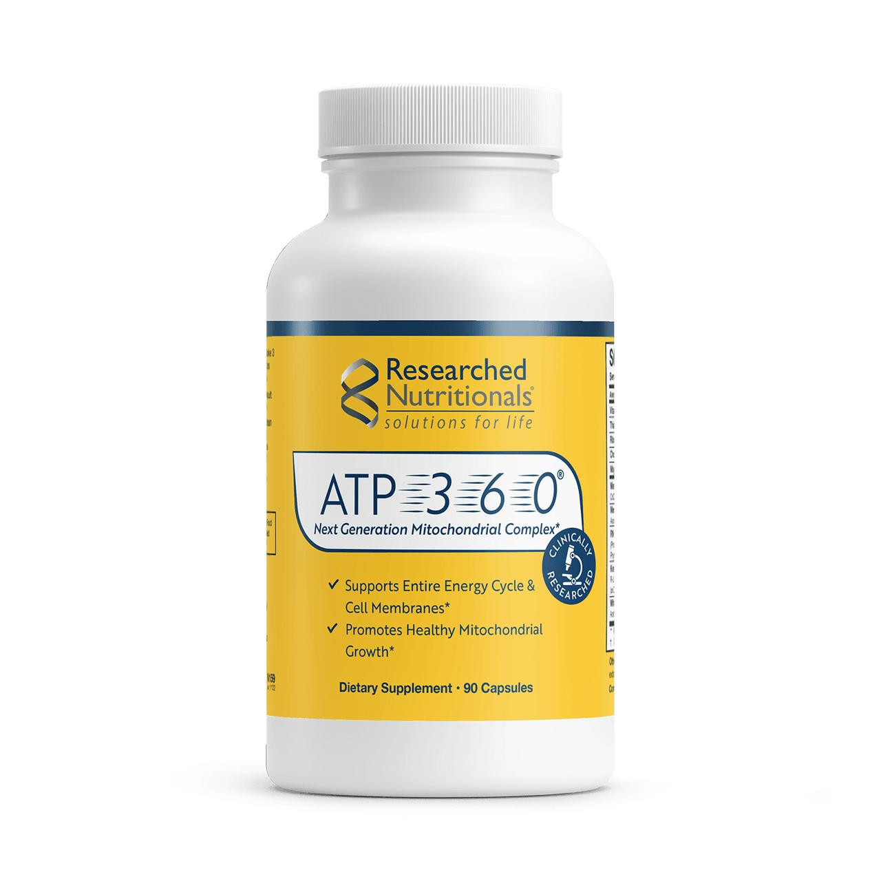 Researched Nutritionals ATP 360 / АТП 360 мітохондріальний комплекс 90 капс