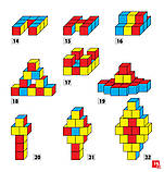 Унікуб, методика Нікітіну, дерев'яні кубики 3х3см, фото 4