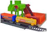 Залізниця дитяча "Construction Train" 8588, 70 елементів 104,5 х 45,5 см, фото 5