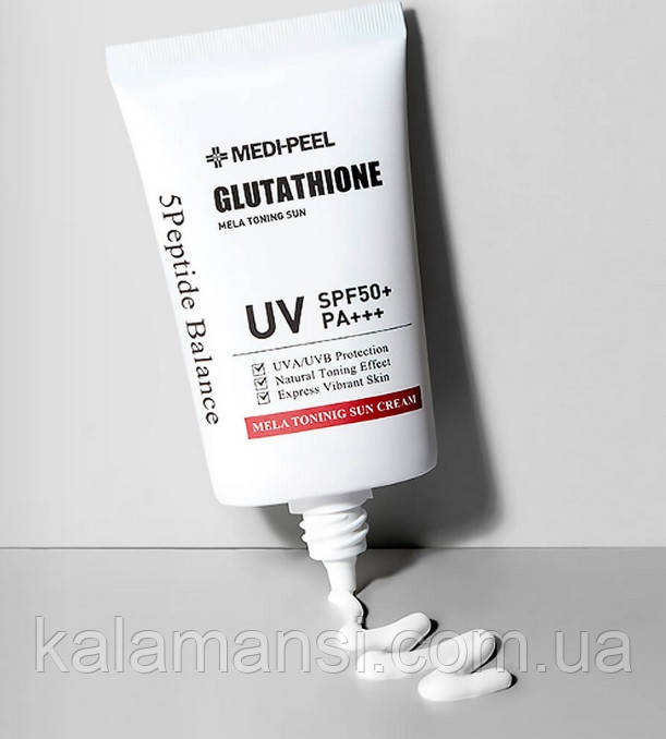 Сонцезахисний крем Medi-Peel Bio-Intense Glutathione Mela Toning Sun Cream 50+ PA++++ 50 мл( 10.09.2025 р)
