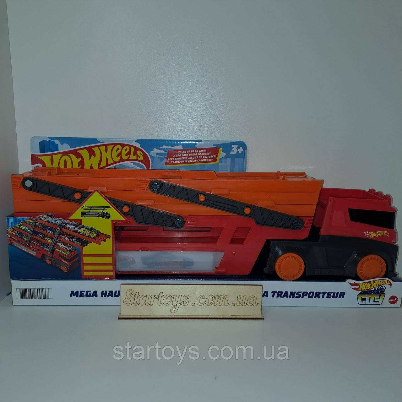 Hot Wheels MEGA Hauler Вантажівка Хот вілс  помаранчевий