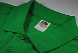 Чоловіча поло 100% бавовна футболка з комірцем Fruit of the Loom Premium polo Солнечно желтый, S, фото 11