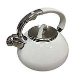 Чайник EMPIRE зі свистком Кім V 3 л — EM-333, білий, фото 2