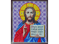 Алмазная вышивка " Икона Господь-Вседержитель" религия бог образ полная выкладка мозаика 5d наборы 27x31.5 см