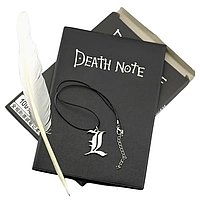 Death Note, Дневник смерти, тетрадь смерти блокнот + перо + кулон Код:VS01