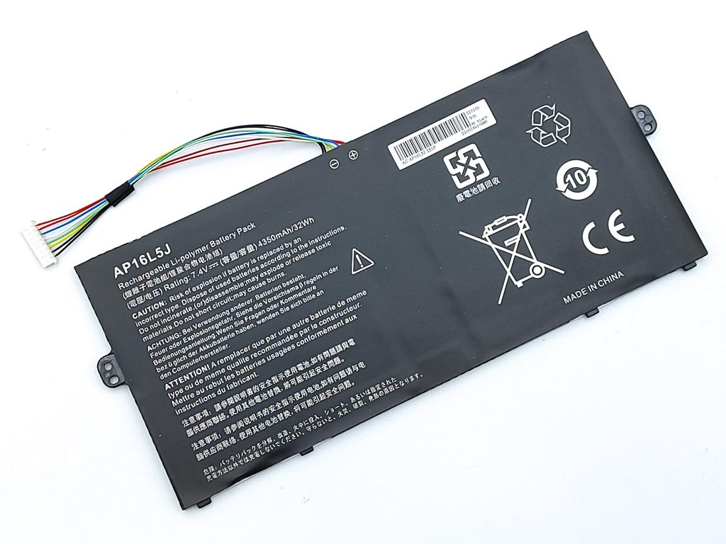 Батарея AP16L5J для ACER Swift 5 SF514-52T, SF514-53T, Spin 1 SP111 (7.4V 4350mAh)