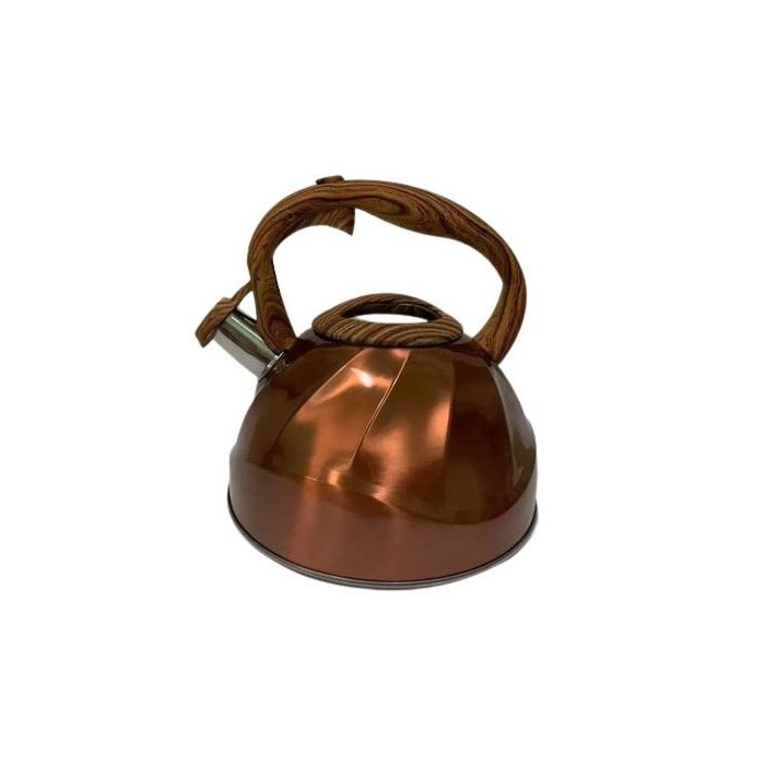 Чайник зі свистком мідний Кон V 3 л, Kon-Copper, фото 1