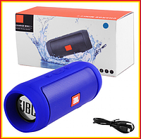 Портативная беспроводная блютуз Bluetooth колонка по типу JBL Charge mini E2 Синяя lkp