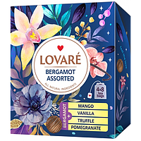 Комплект пакетованого чаю Lovare Асорті Бергамот 32 штуки