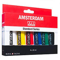 Набор акриловых красок Royal Talens Amsterdsm Standart 6 цветов 20мл