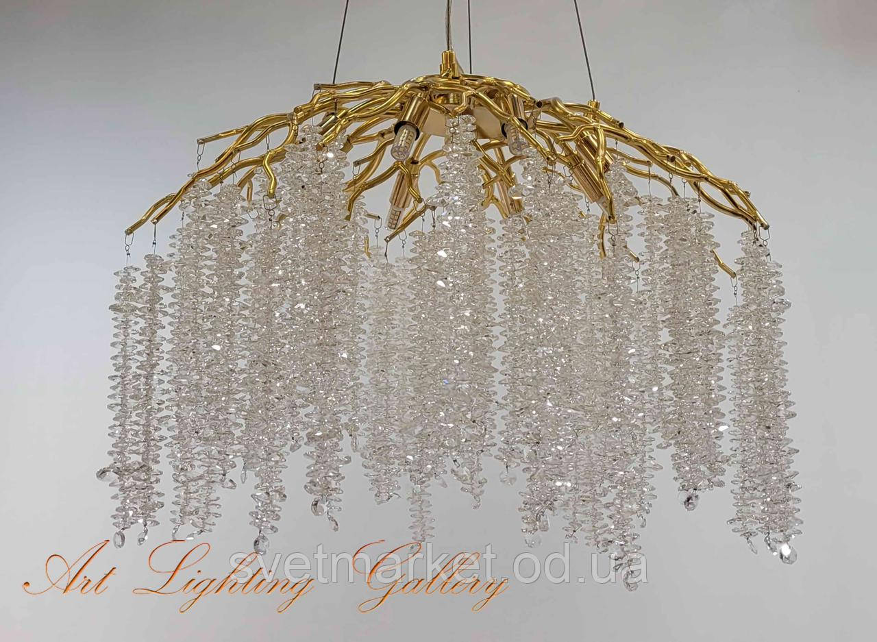 Золота підвісна люстра 6008/80GD, фото 1