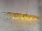 Сучасна кришталева люстра 616/120*60 GD, фото 2