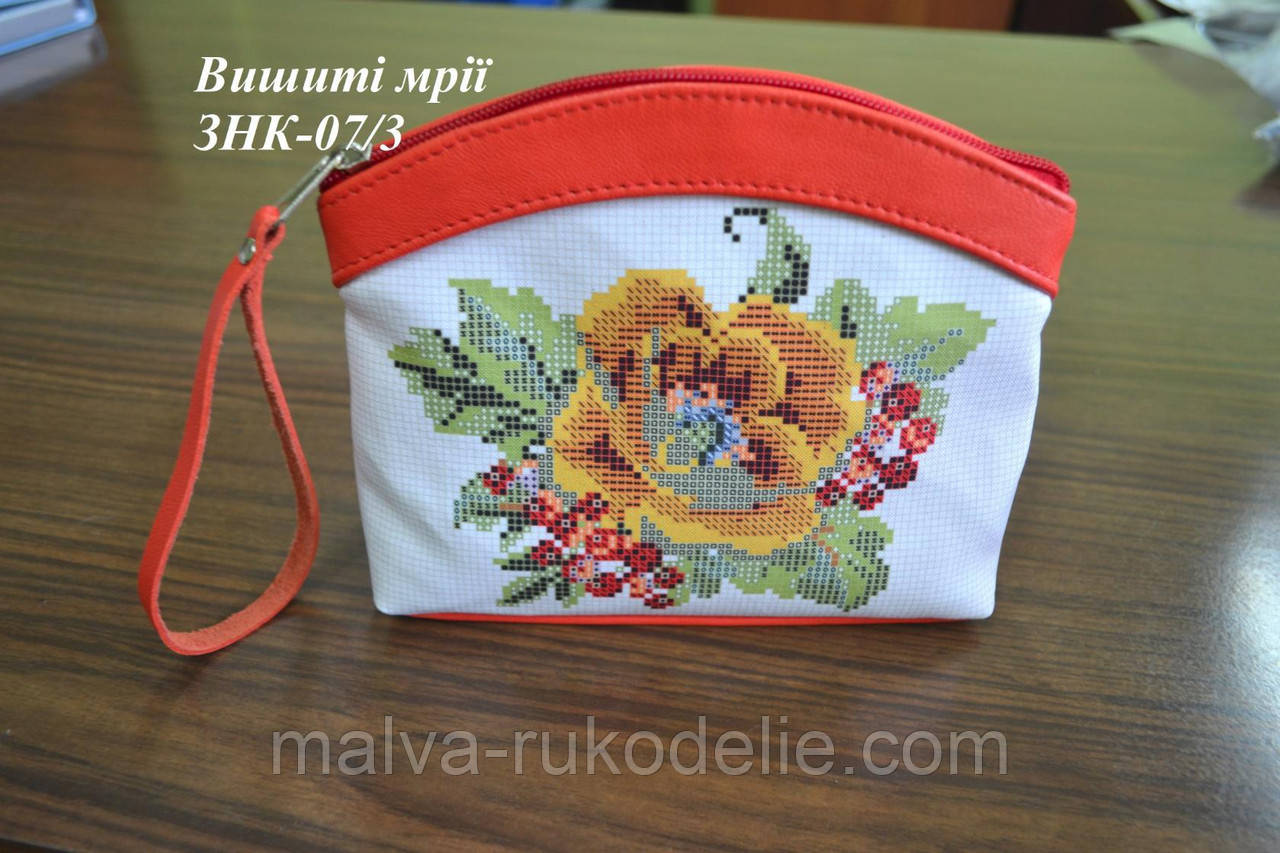 Косметичка-заготовка під вишивку ЗНК-07/3 (шкіра)