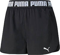 Шорты женские Puma Train PUMA STRONG WVN3'Short черные 52180601