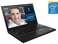 Нетбук Lenovo ThinkPad X260/12.5"/Core i7 2 ядра по 2.6GHz/8GB DDR4/256GB SSD/HD Graphics 520/Webcam/Win10