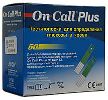 Тест-смужка On Call Plus 50 шт (2х25 шт)