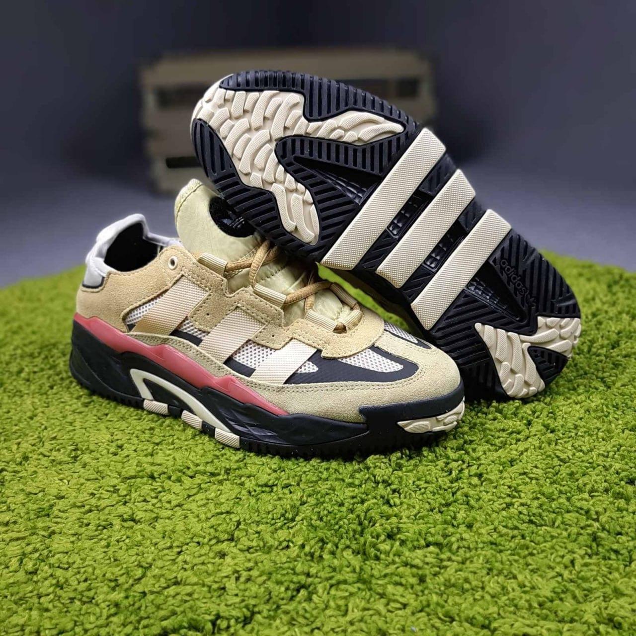 Чоловічі кросівки Adidas Niteball (гірчичні) модні молодіжні спортивні кроси О10945 top