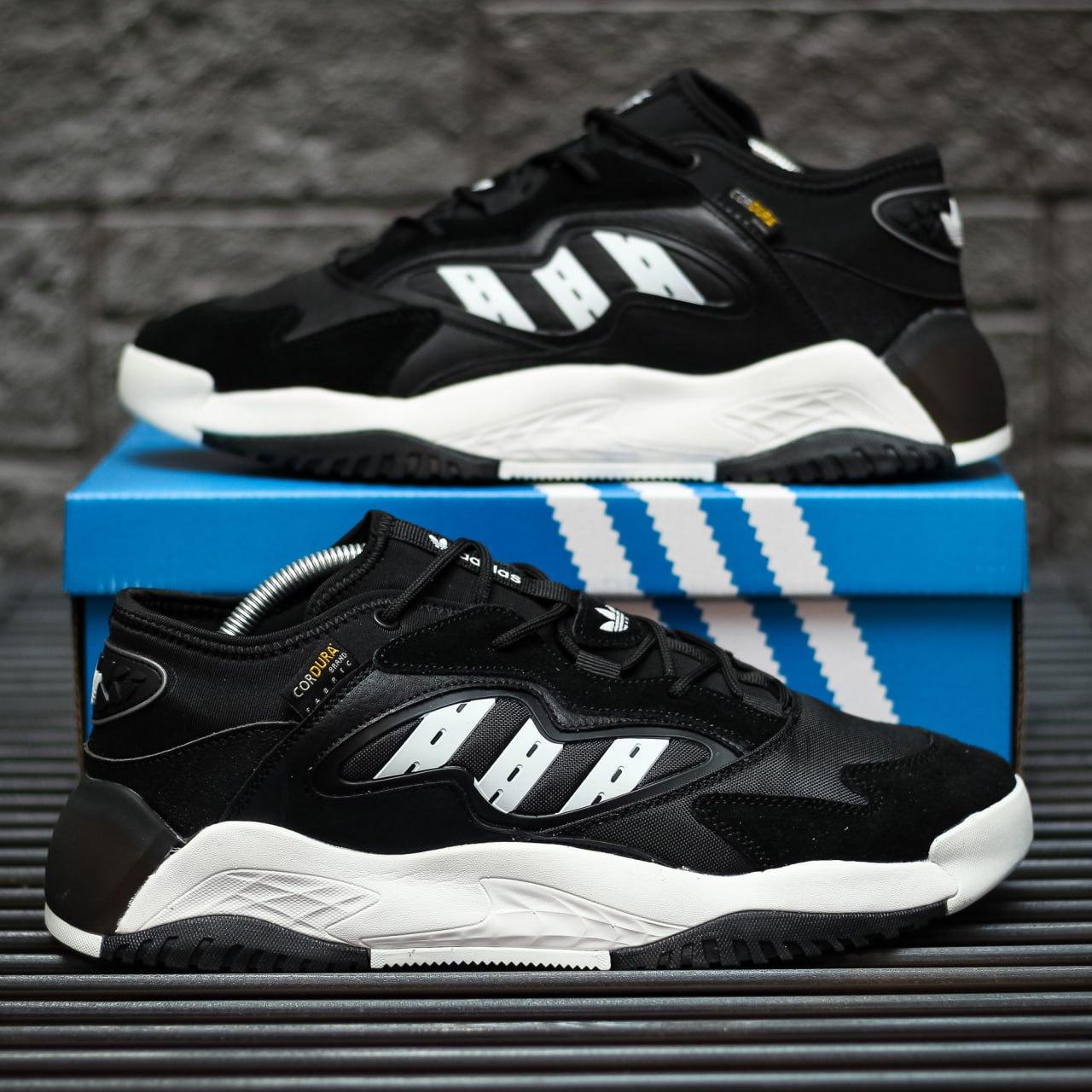 Чоловічі кросівки Adidas Streetball II GX0783 (чорний-білий) демісезонні кроси 2319 top, фото 1