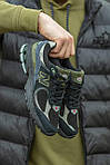 Чоловічі кросівки New Balance 2002 Suede Black/Blue/Haki (чорні/сині/хакі) повсякденні кроси I1228 top, фото 2