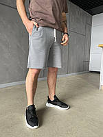 Мужские базовые шорты (серые) PTC051 качественная повседневная спортивная одежда для парней L top
