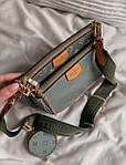Жіноча сумка "3 в 1" LV Multi Pochette Olive New (оліва) Gi4150 модна дуже гарна на довгому ремені top, фото 9