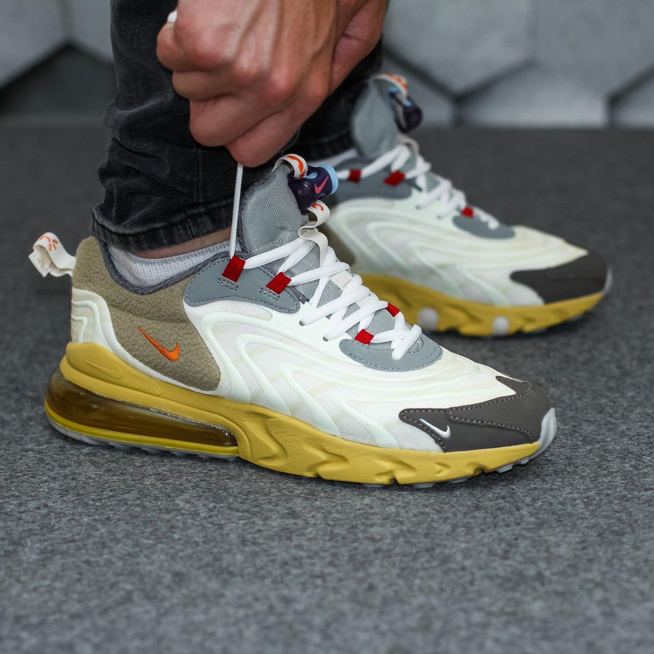 Чоловічі кросівки Nike x Travis Scott Air Max 270 (різнобарвні) класні спортивні демі кроси 728TP top, фото 1
