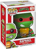 Фанко поп! Анимация: TMNT Teenage Mutant Ninja Turtles Raphael # 61 Виниловая фигурка (в комплекте с защи