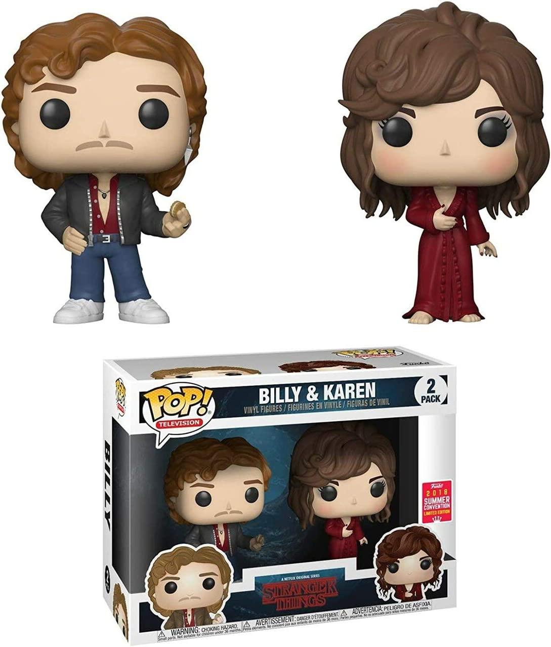 Stranger Things Funko POP TV Billy Karen Wheeler Exclusive Onyl Figure 2 Pack bigl.ua
