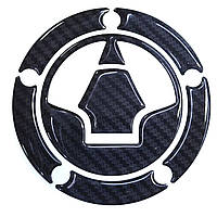 Наклейка на кришку бака NK-13 Kawasaki карбон 2.0