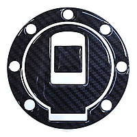 Наклейка на кришку бака NK-8 Yamaha карбон 2.0