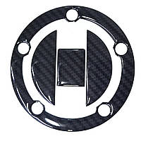 Наклейка на кришку бака NK-11 Suzuki карбон 2.0