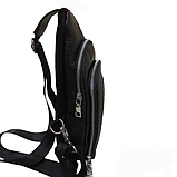 Шкіряний однолямковий чоловічий рюкзак ODN63063, фото 4