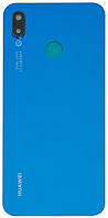Задня кришка Huawei P20 Lite/Nova 3e синя Klein Blue оригінал + скло камери