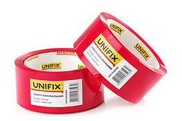 Стрічка клейка пакувальна червона 45 мм*200м SKR-5400266 UNIFIX
