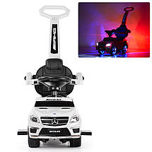 Каталка толокар Mercedes GL63 SX1578-1 (MP3 магнітола, SD слот, світло, батьківська ручка, качалка), фото 6